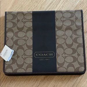 NWT Coach IPad cover. Never used, no damage.